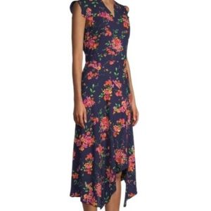 NWT Nanette Lepore Floral Midi Dress 8